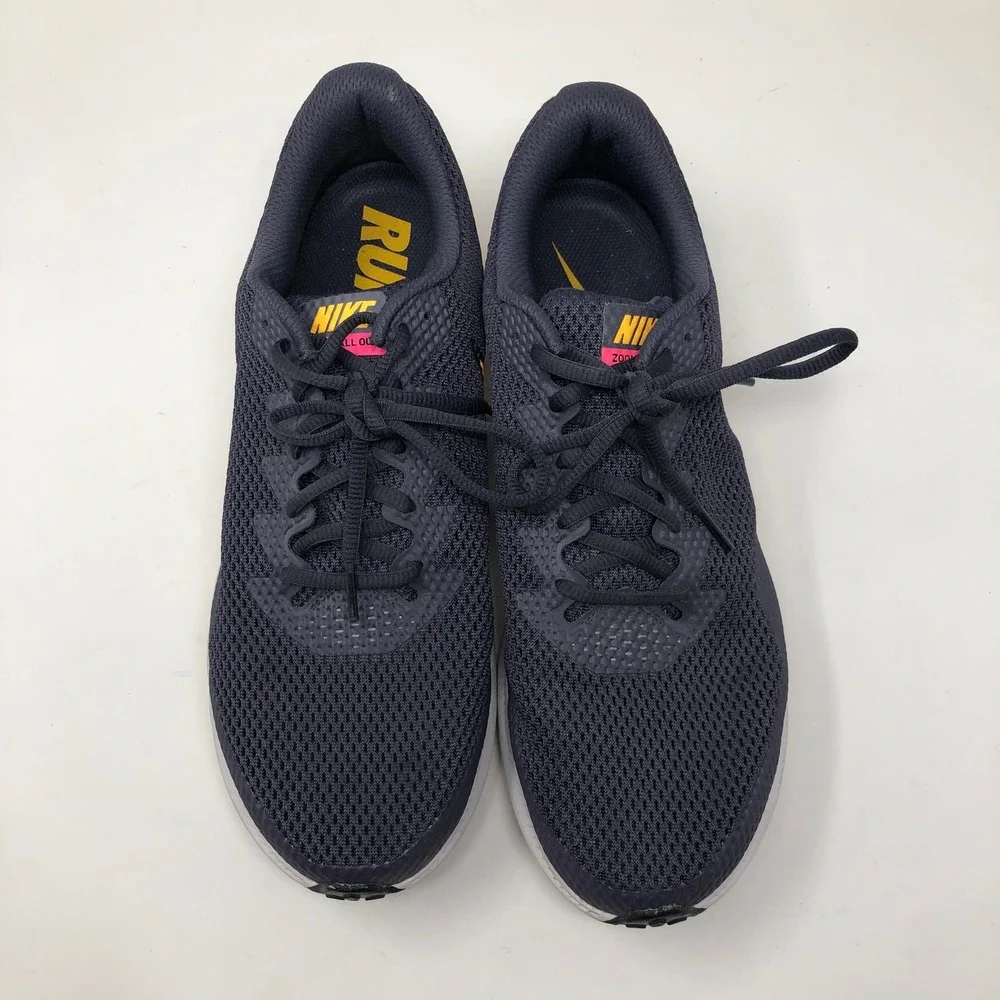 Nike‎ Zoom All Out Low 2 Sneakers Womens 12 Running Shoes Purple Yellow Gym